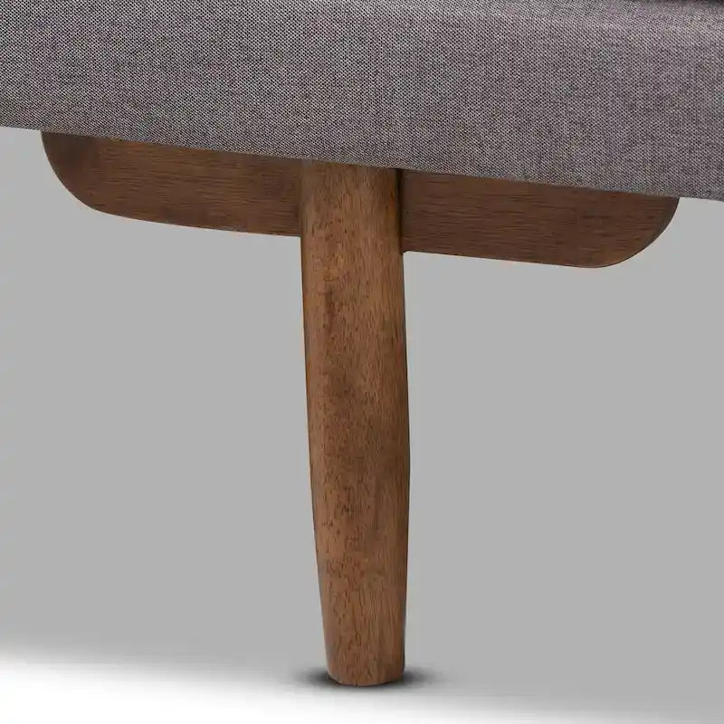Marit Upholstered Wood Daybed in Mid-Century Modern Style 12