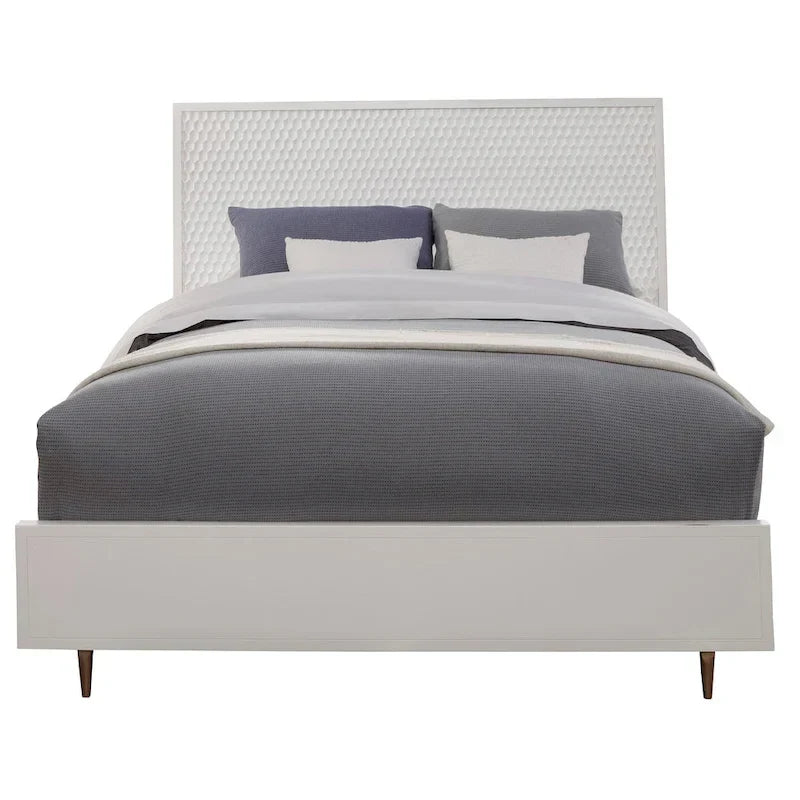 Alpine Origins White Pearl Panel Bed 2