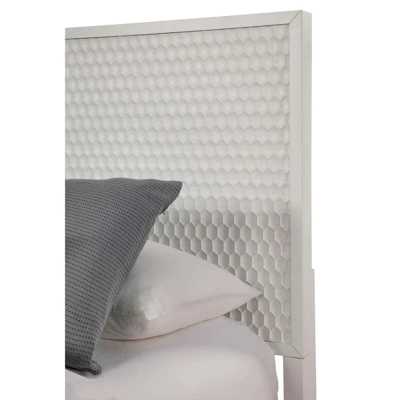 Alpine Origins White Pearl Panel Bed 3