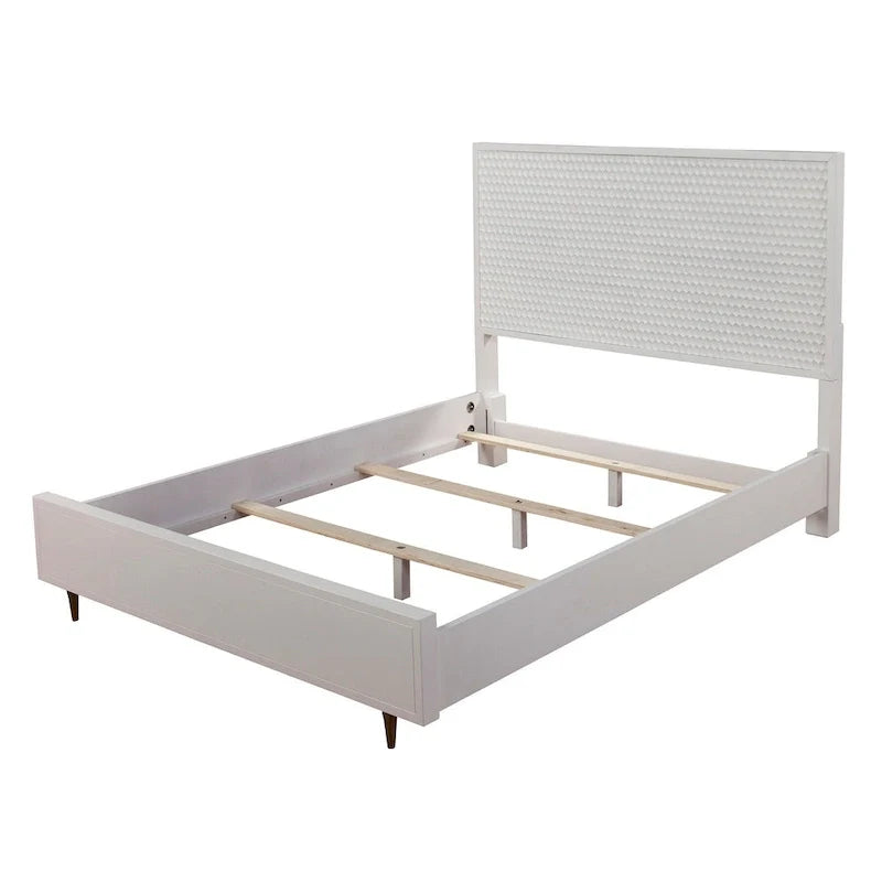 Alpine Origins White Pearl Panel Bed 4