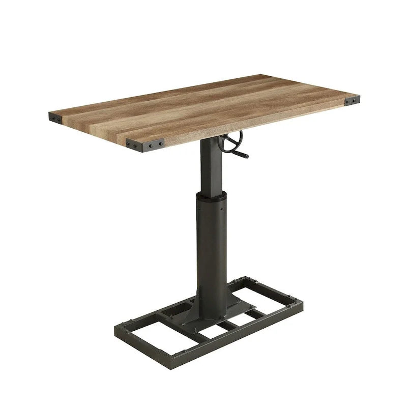 Furniture of America Kic Industrial Black 49-Inch Height Adjustable Standing Desk 4