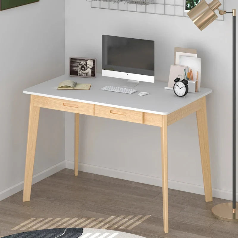39.4-Inch Wooden Writing and Computer Desk 1