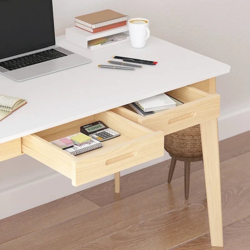 39.4-Inch Wooden Writing and Computer Desk 4