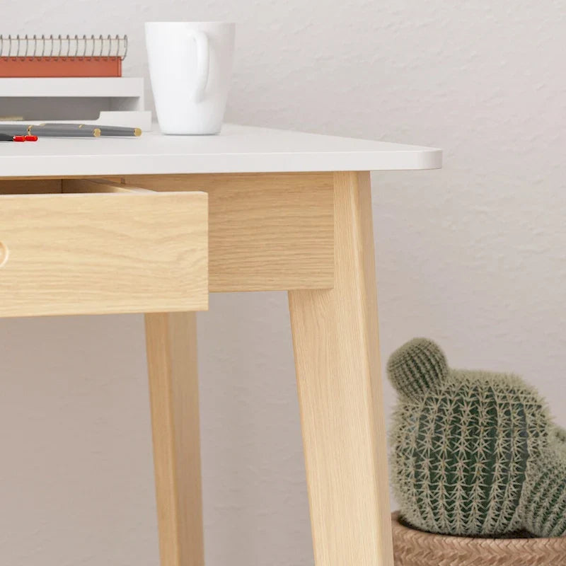 39.4-Inch Wooden Writing and Computer Desk 6