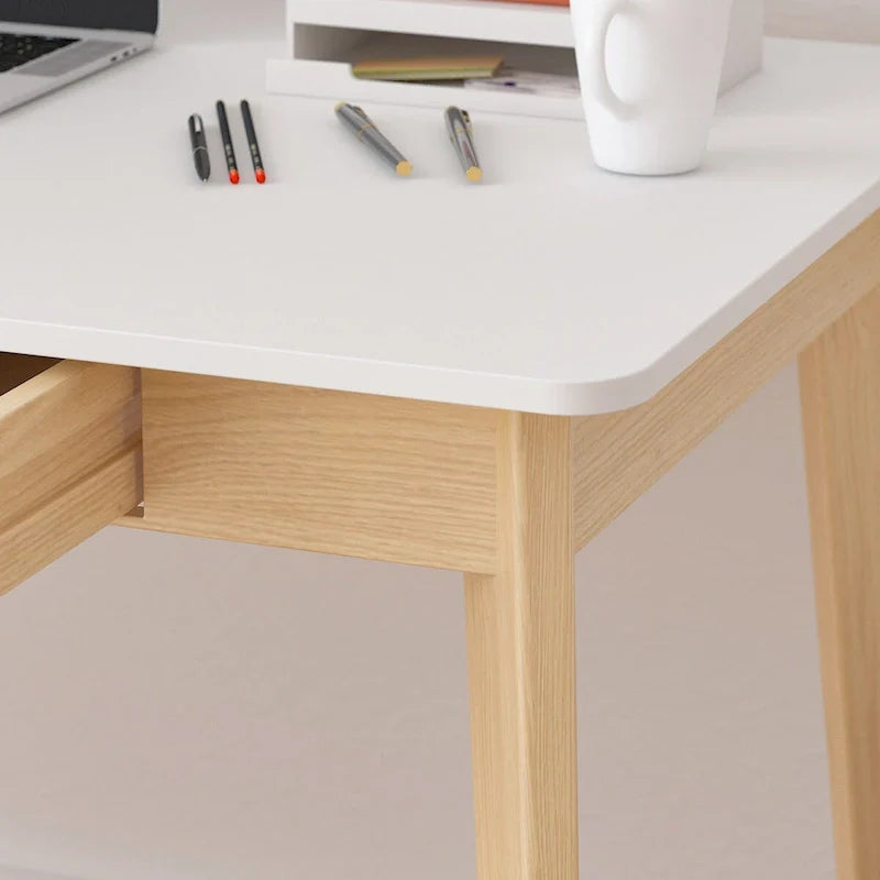 39.4-Inch Wooden Writing and Computer Desk 7