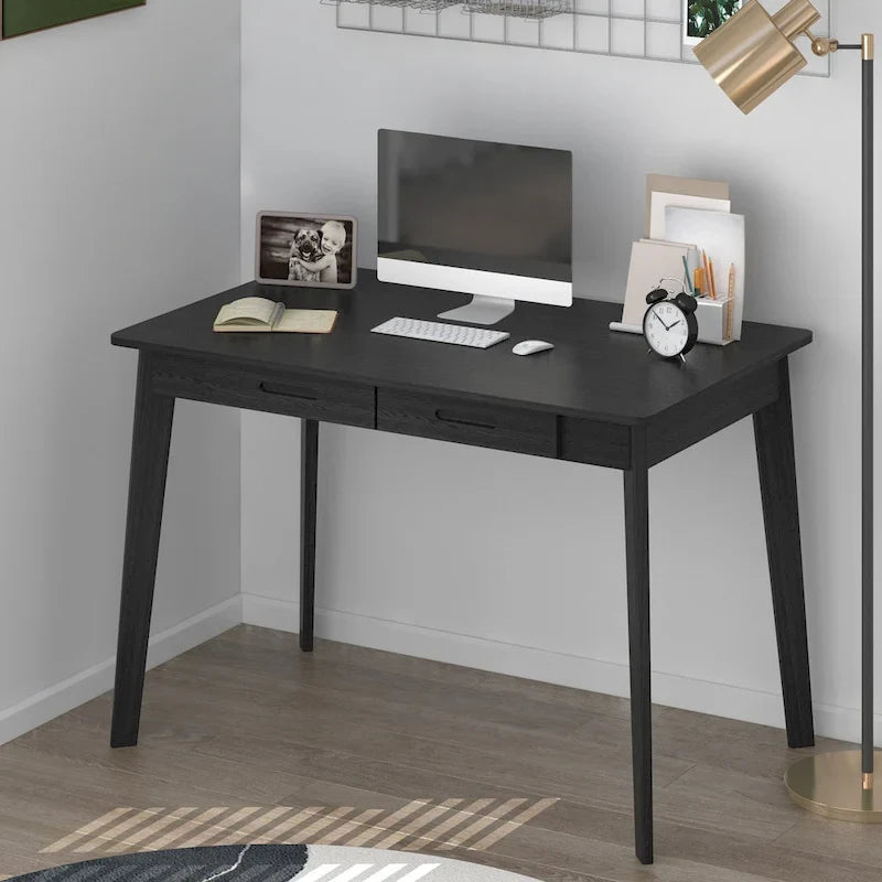 39.4-Inch Wooden Writing and Computer Desk 8
