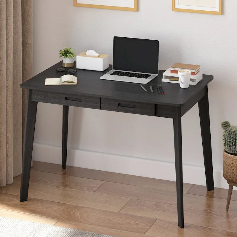 39.4-Inch Wooden Writing and Computer Desk 9