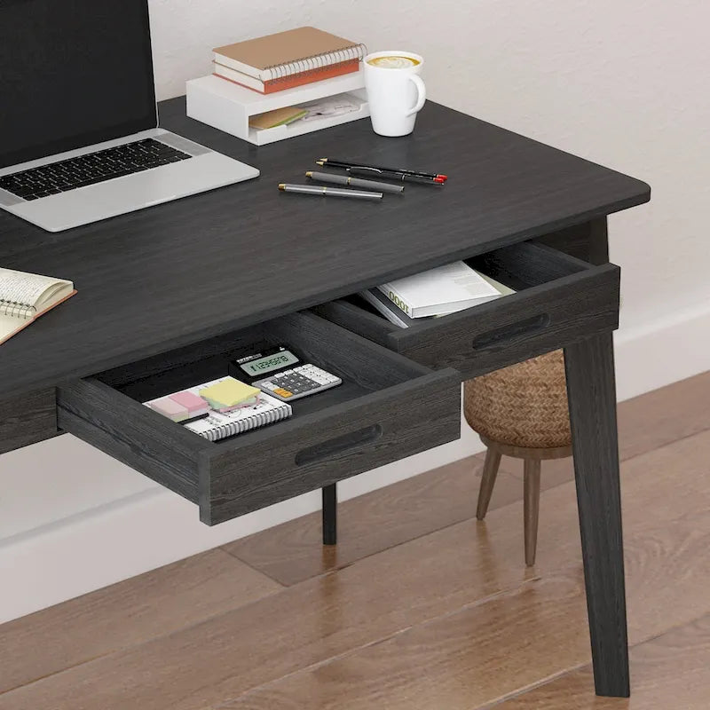 39.4-Inch Wooden Writing and Computer Desk 11