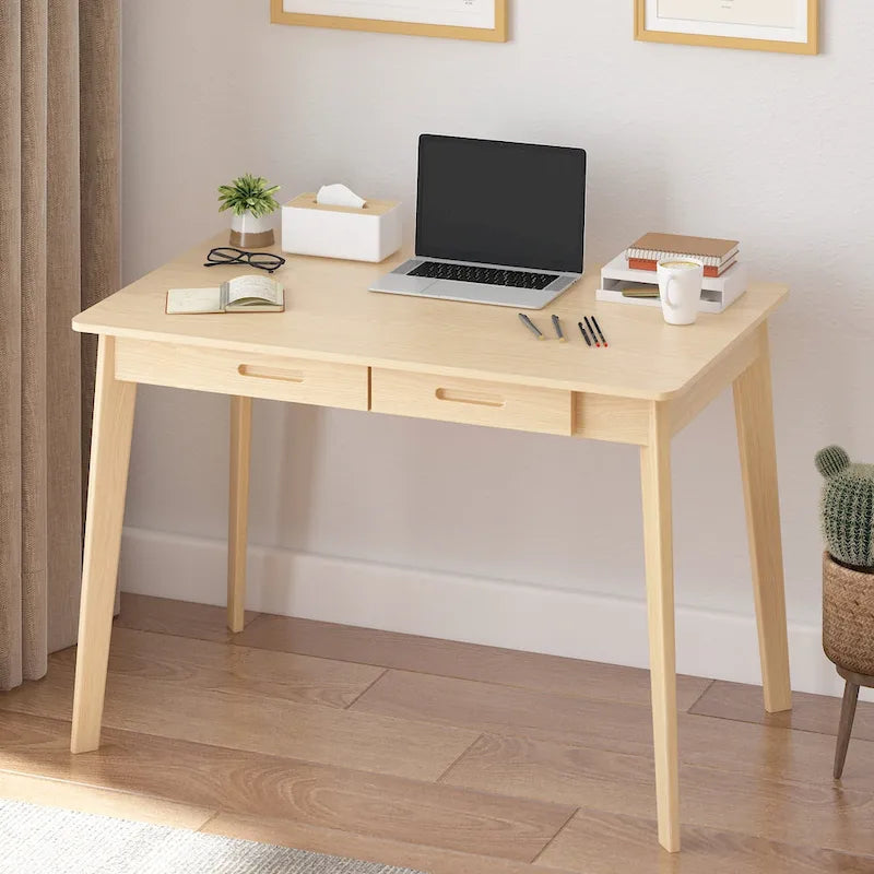 39.4-Inch Wooden Writing and Computer Desk 17