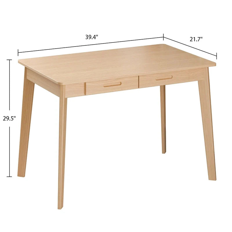 39.4-Inch Wooden Writing and Computer Desk 18