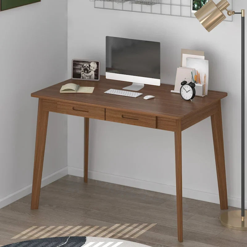 39.4-Inch Wooden Writing and Computer Desk 23