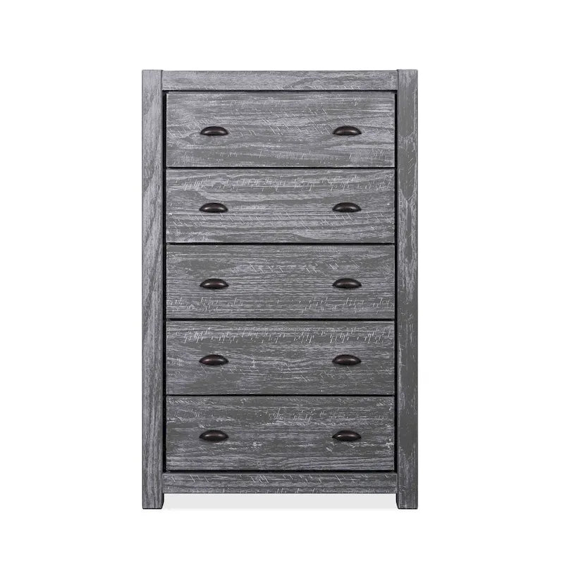 Montauk Solid Wood Chest with 5 Drawers by Grain Wood Furniture 23