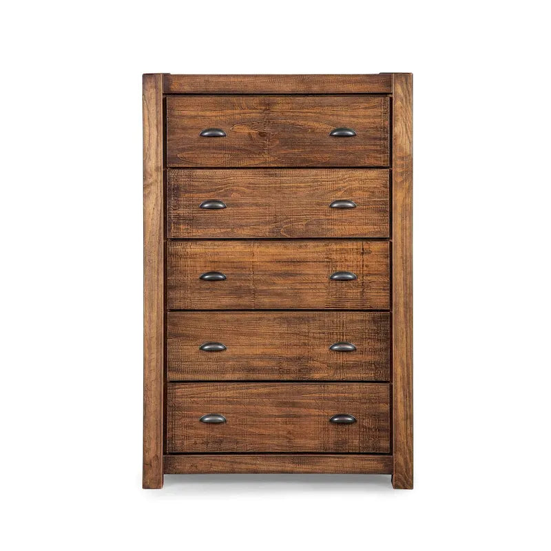Montauk Solid Wood Chest with 5 Drawers by Grain Wood Furniture 25