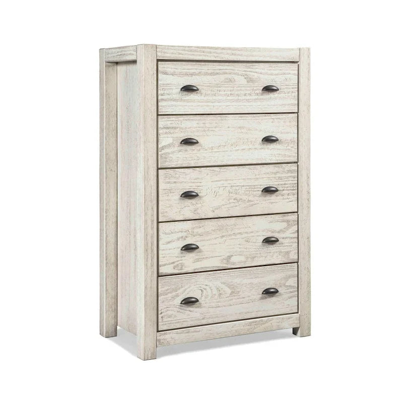 Montauk Solid Wood Chest with 5 Drawers by Grain Wood Furniture 6