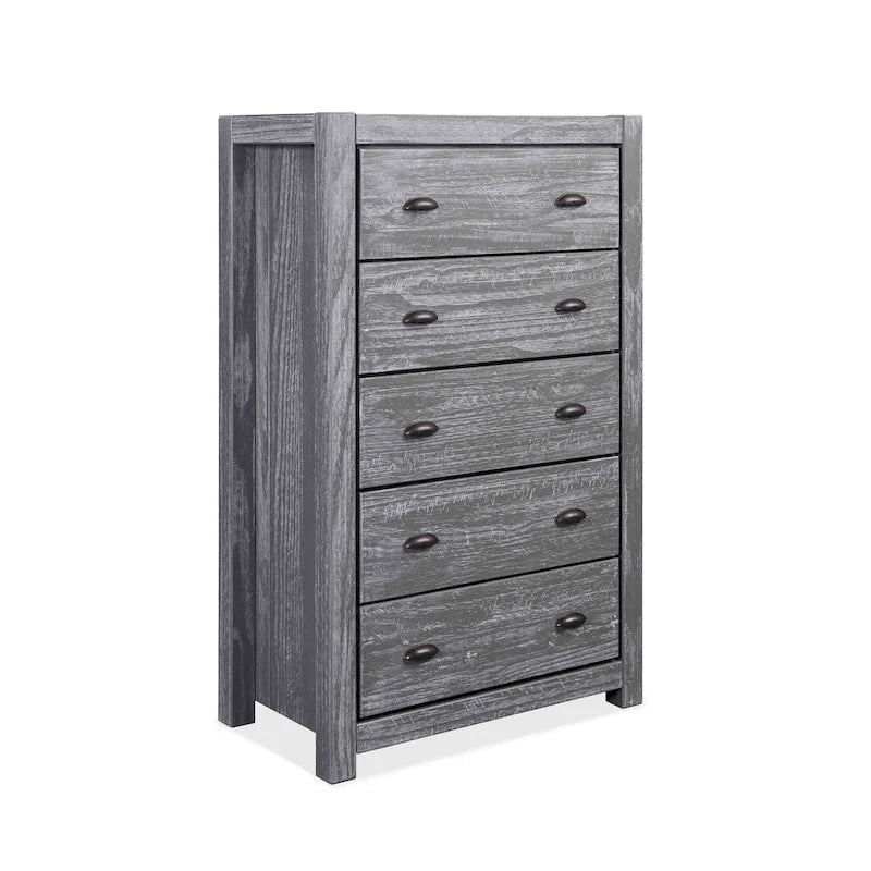 Montauk Solid Wood Chest with 5 Drawers by Grain Wood Furniture 11