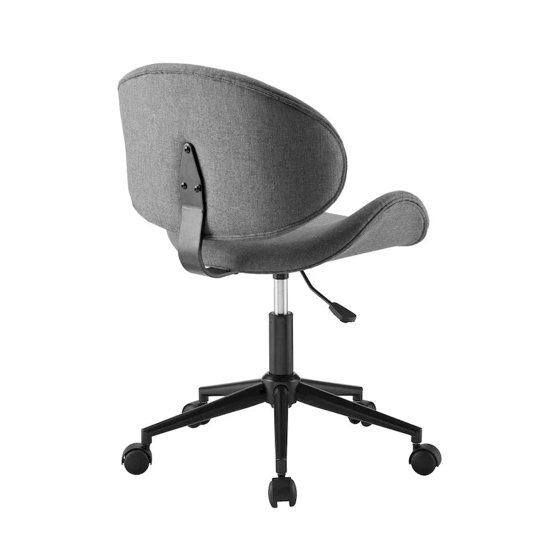 Corvus Madonna Adjustable Curved Office Chair in Mid-Century Modern Style 27