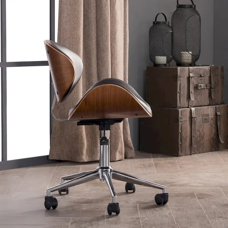 Corvus Madonna Adjustable Curved Office Chair in Mid-Century Modern Style 30