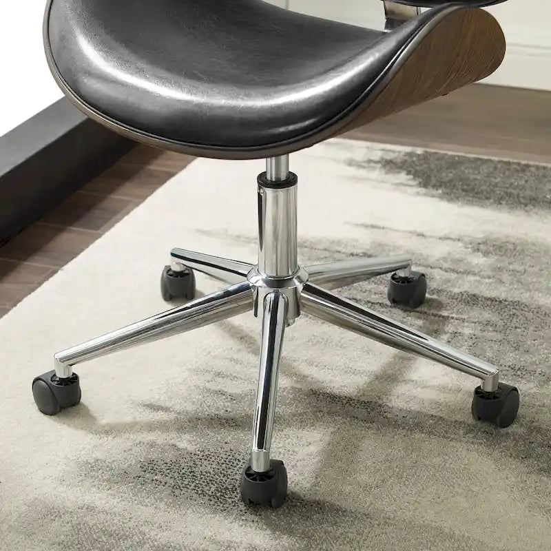 Corvus Madonna Adjustable Curved Office Chair in Mid-Century Modern Style 37