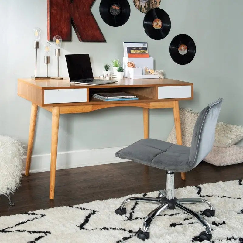 Linon Monroe Ash Writing Desk 4