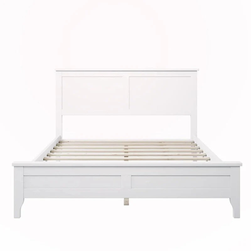 Solid Wood Full-Size Platform Bed 6