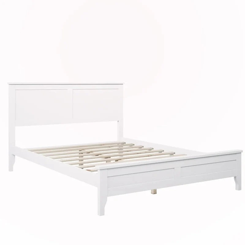 Solid Wood Full-Size Platform Bed 7