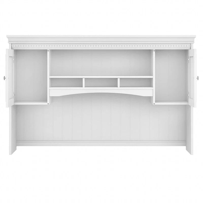 Bush Furniture Fairview 60W L-Shaped Desk Hutch 11