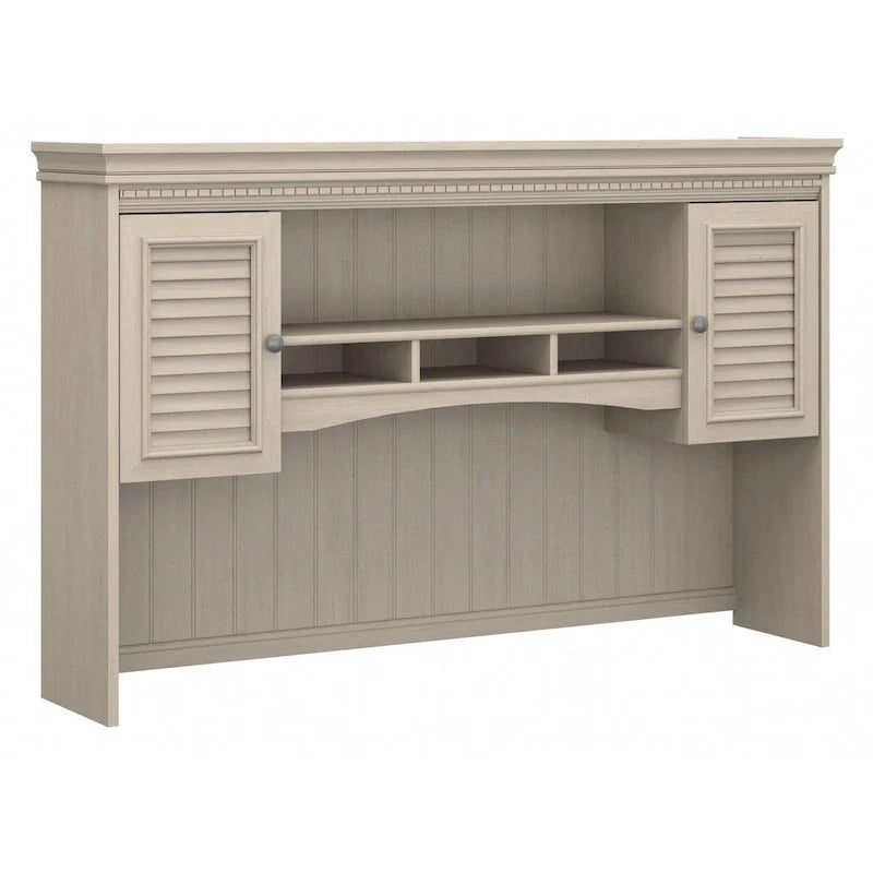 Bush Furniture Fairview 60W L-Shaped Desk Hutch 17