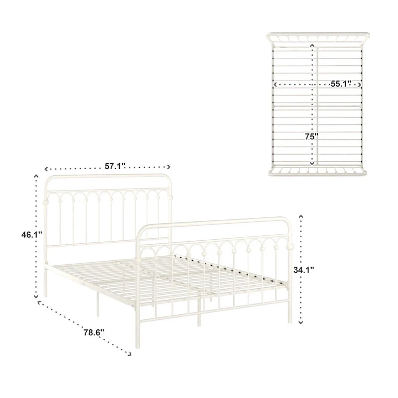 Eloise Metal Arch Platform Bed by iNSPIRE Q Classic 17