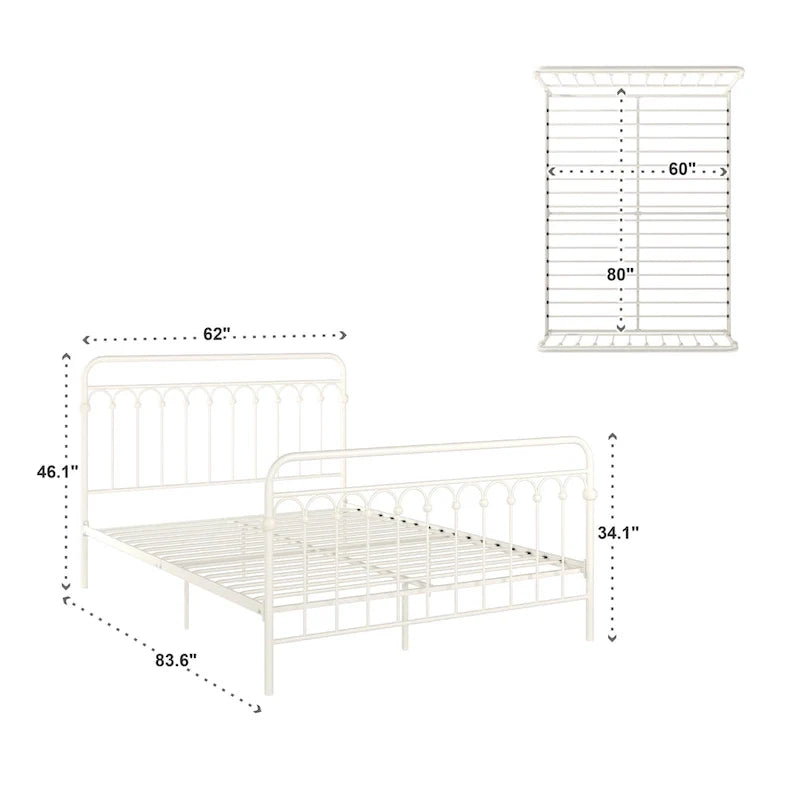 Eloise Metal Arch Platform Bed by iNSPIRE Q Classic 18