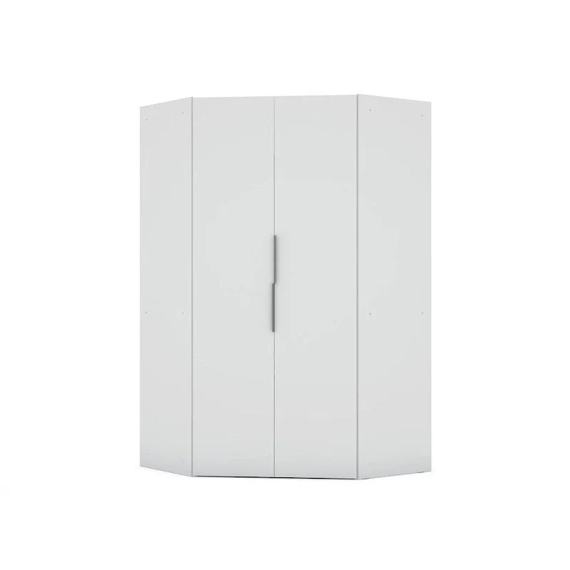 Mulberry 2.0 Contemporary Corner Wardrobe with Dual Hanging Rods 2