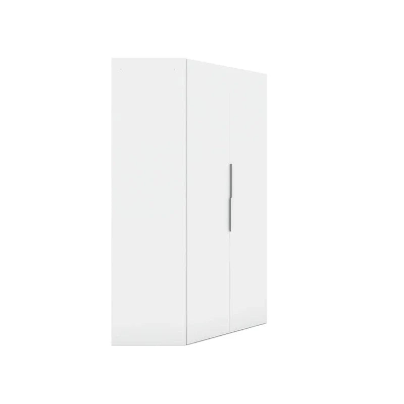 Mulberry 2.0 Contemporary Corner Wardrobe with Dual Hanging Rods 9