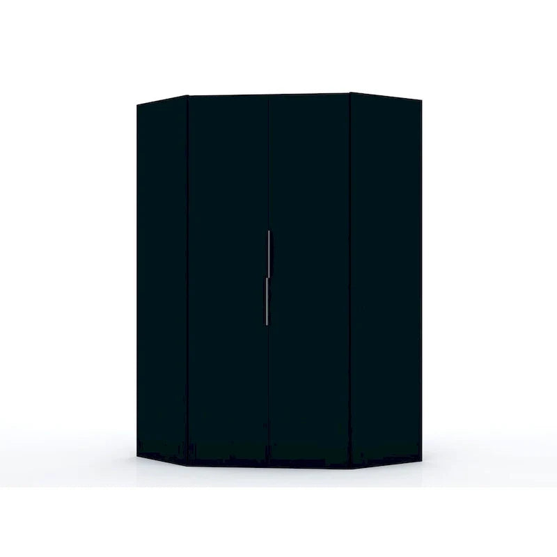 Mulberry 2.0 Contemporary Corner Wardrobe with Dual Hanging Rods 12