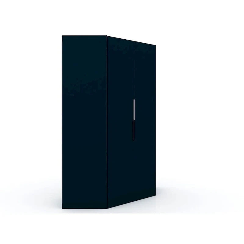 Mulberry 2.0 Contemporary Corner Wardrobe with Dual Hanging Rods 16