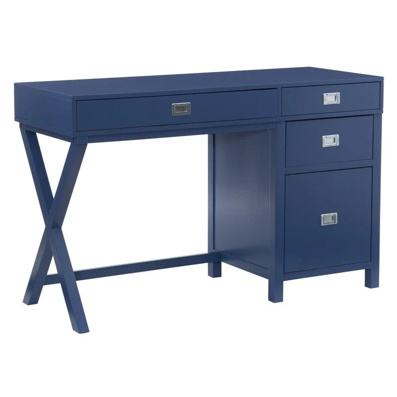 Linon Poppy Side Storage Writing Desk 38