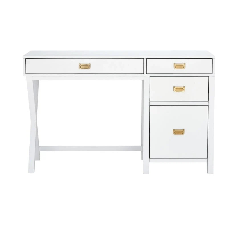 Linon Poppy Side Storage Writing Desk 13