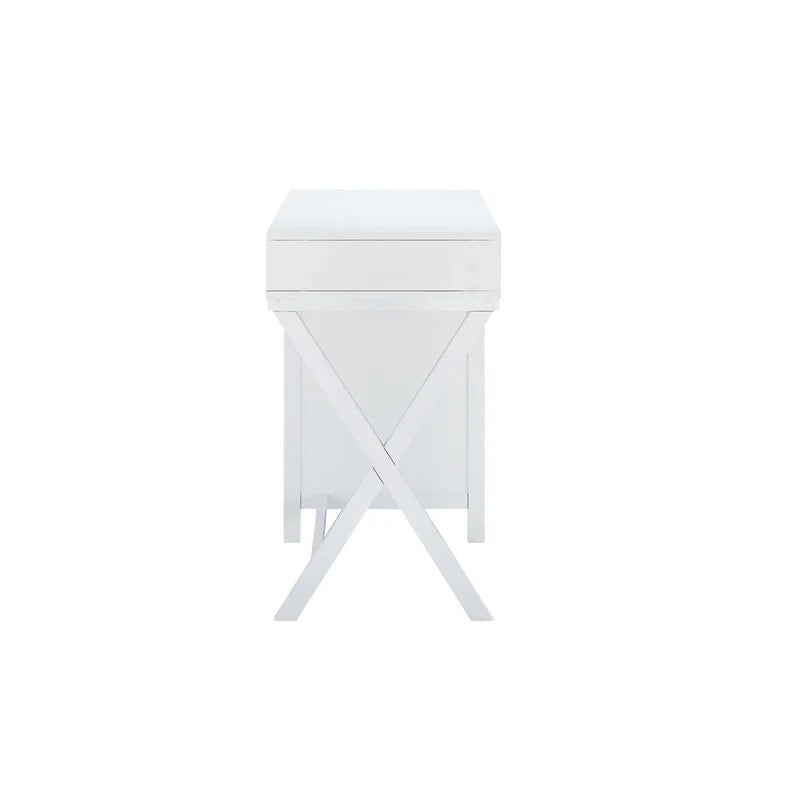Linon Poppy Side Storage Writing Desk 14
