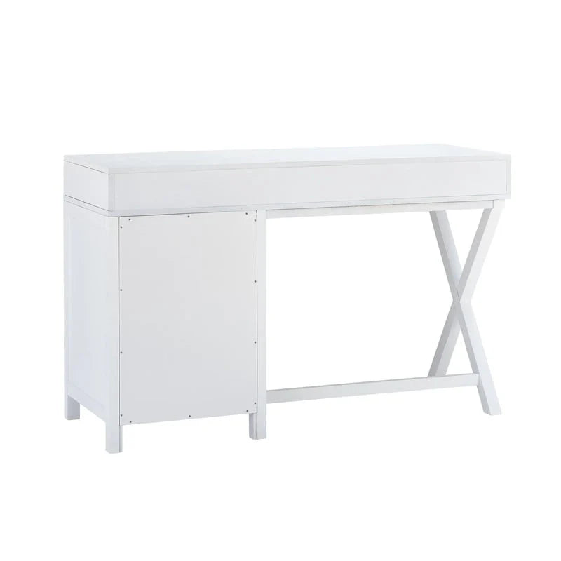 Linon Poppy Side Storage Writing Desk 15