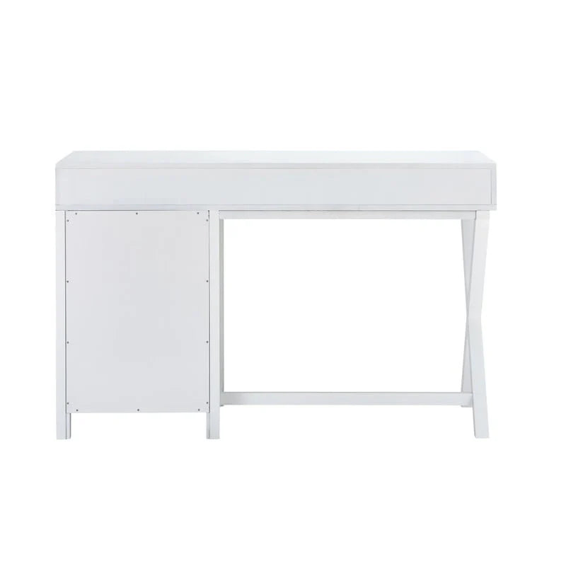 Linon Poppy Side Storage Writing Desk 16