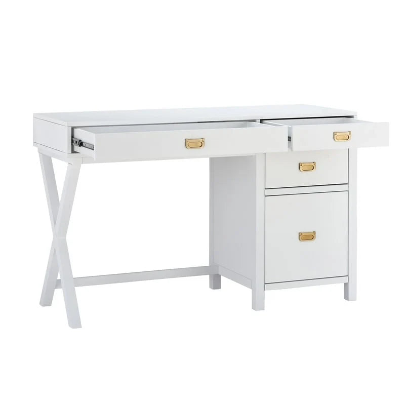 Linon Poppy Side Storage Writing Desk 18
