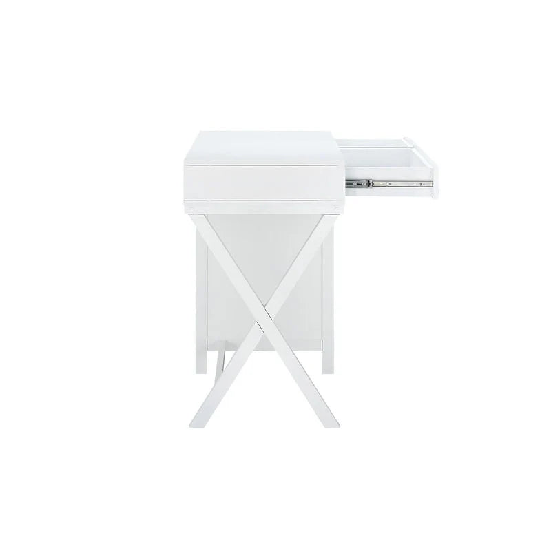 Linon Poppy Side Storage Writing Desk 19