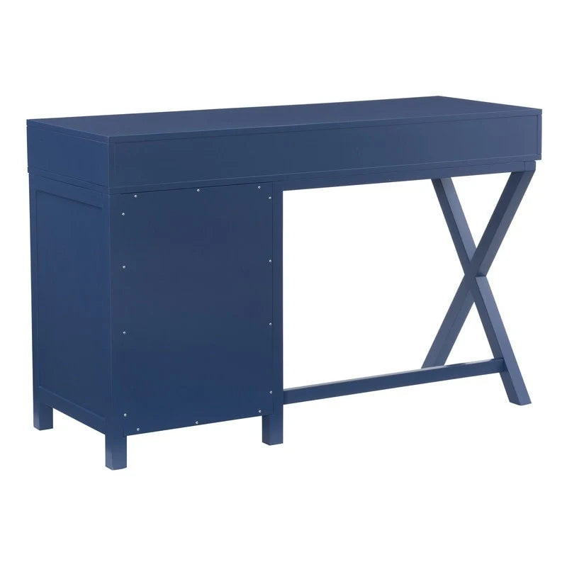 Linon Poppy Side Storage Writing Desk 24