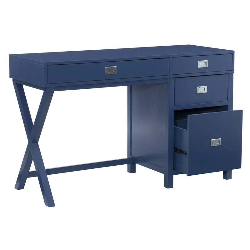 Linon Poppy Side Storage Writing Desk 27
