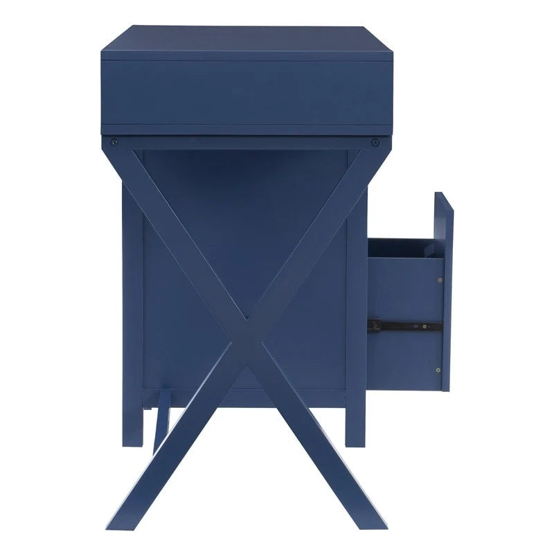 Linon Poppy Side Storage Writing Desk 28