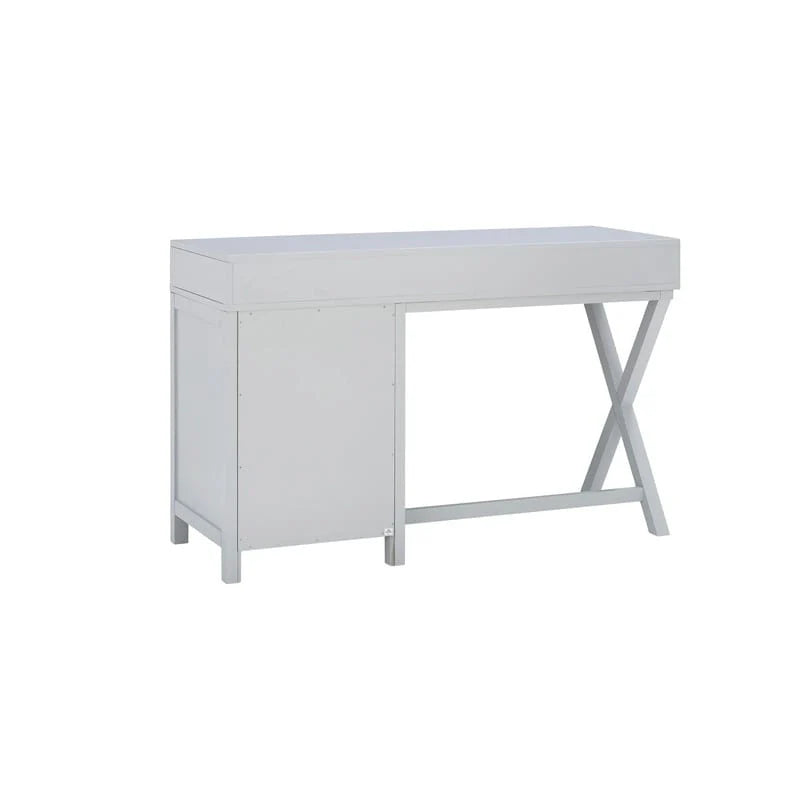 Linon Poppy Side Storage Writing Desk 34