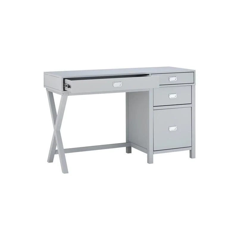 Linon Poppy Side Storage Writing Desk 35