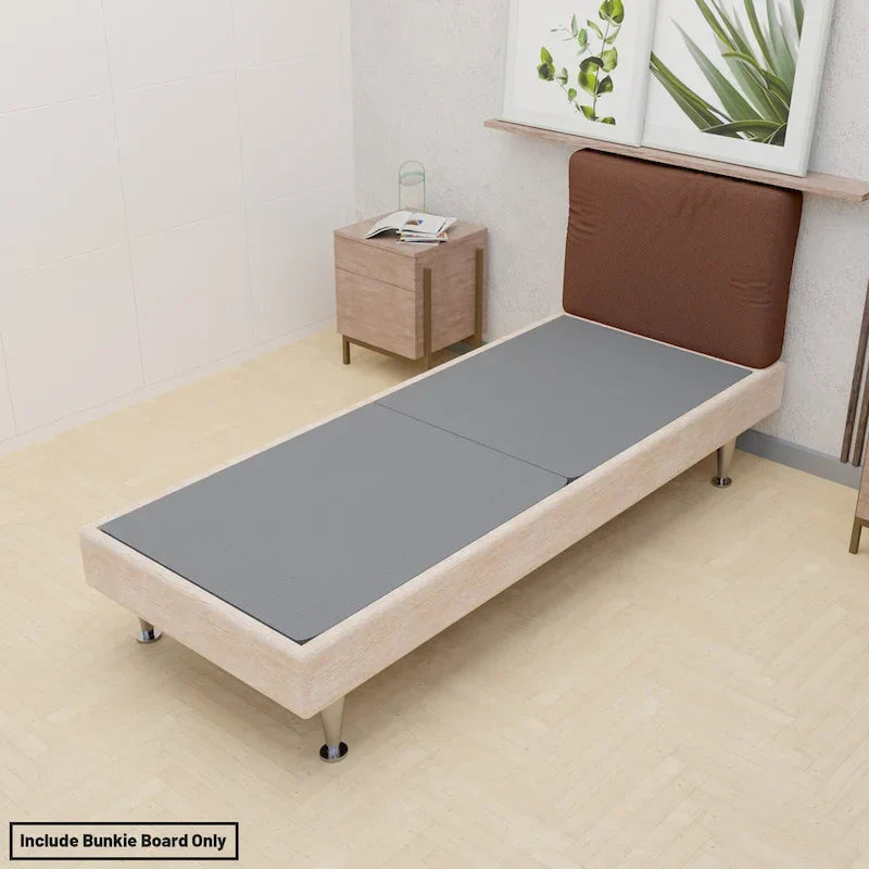 ONETAN 1.5-Inch Split Bunkie Board for Mattress Support - Fully Assembled, Enhanced Comfort, Gray 3