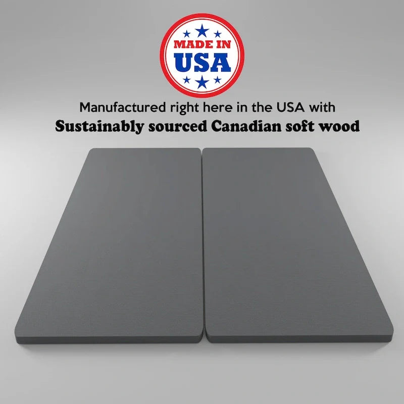 ONETAN 1.5-Inch Split Bunkie Board for Mattress Support - Fully Assembled, Enhanced Comfort, Gray 4