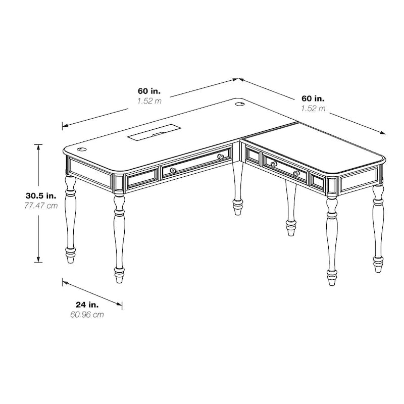 Country Meadows Corner Desk 4