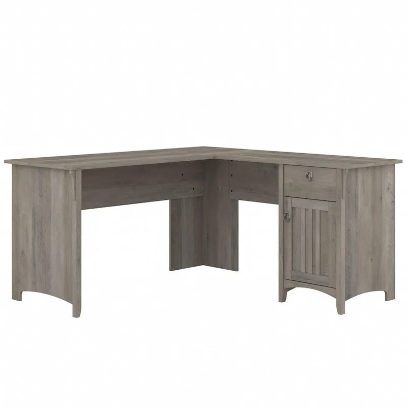 Bush Furniture Salinas 60-Inch L-Shaped Desk with Drawers and Storage Solutions 35