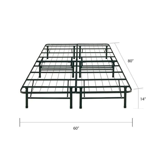 Boyd Sleep Sturdy 14-Inch Queen Platform Bed Frame - Effortless Assembly 8
